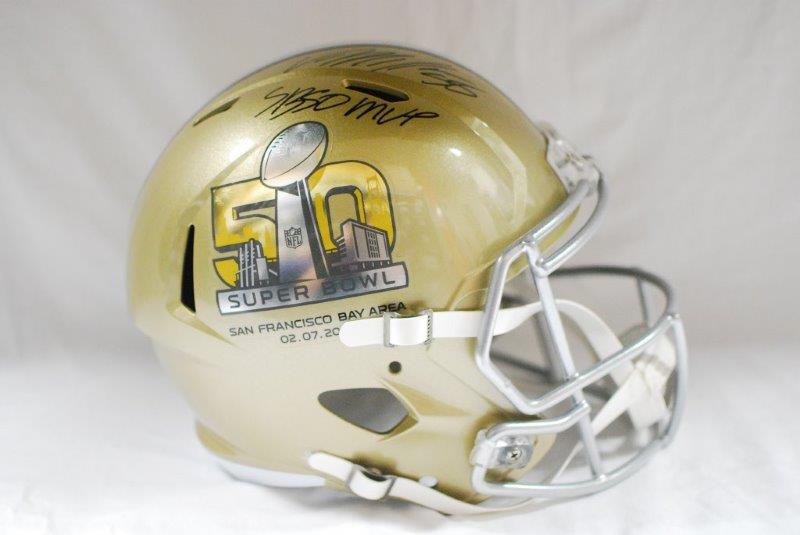 Von Miller Autographed Super Bowl 50 Helmet